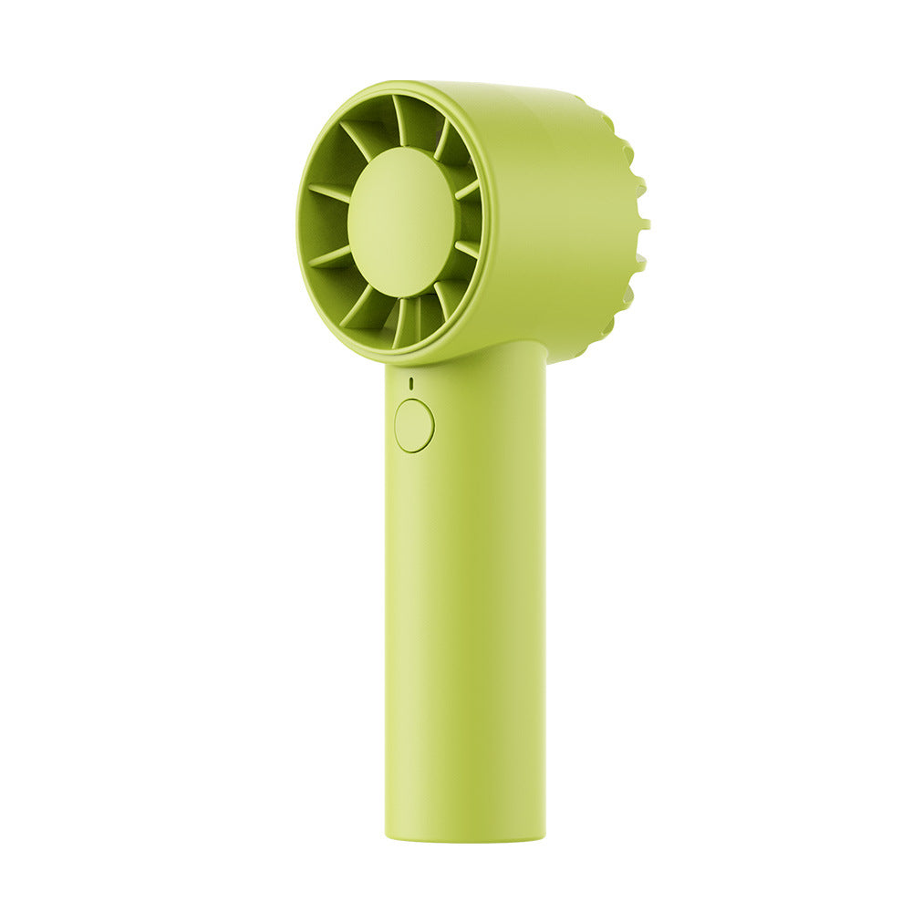 AiYchen Mini Handheld Fan - USB-C Rechargeable Portable Personal Fan, 3 Speed Settings, Enhanced Airflow - Quiet Pocket Fan for Home & Outdoor Use - Green